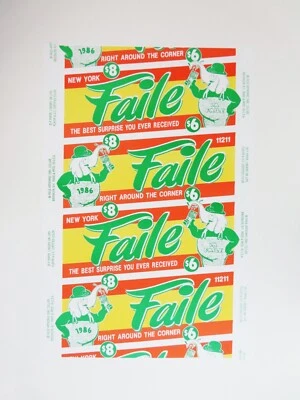 Póster impreso de bellas artes litografía offset Faile NY LA Works on Paper 2011 36"x24" Foto 1 de 4