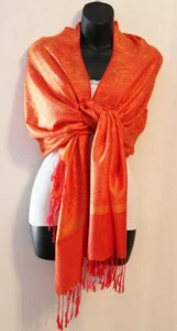 Women Pashmina Paisley Shawl/Wrap/Scarf Silk Cashmere-Soft Stole HOT  - Picture 1 of 72