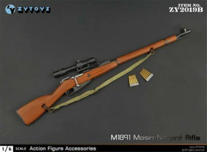 ZY Toys 1:6 ZY2019B M1891 Mosin–Nagant Sniper Rifle Gun F 12" Soldier Figure - Picture 1 of 6