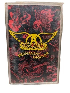 Aerosmith Permanent Vacation Cassette Tape 1987 Geffen M5G 24162 - Picture 1 of 2