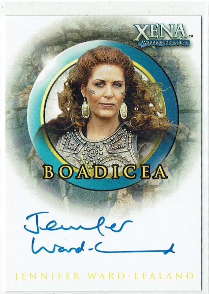 Xena Warrior Princess Season 6 Autograph Card A18 Jennifer Ward-Lealand Boadicea - Image 1 of 1