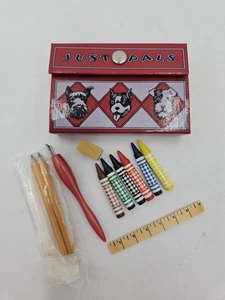 American Girl Puppenset Schulbedarf Set Stiftebox Stift Buntstifte Radiergummi Lineal - Bild 1 von 9