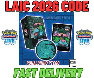 2026 LAIC Deck Cosmetics Code Pokémon TCG LIVE - PTCGL - SENT FAST - Picture 1 of 1