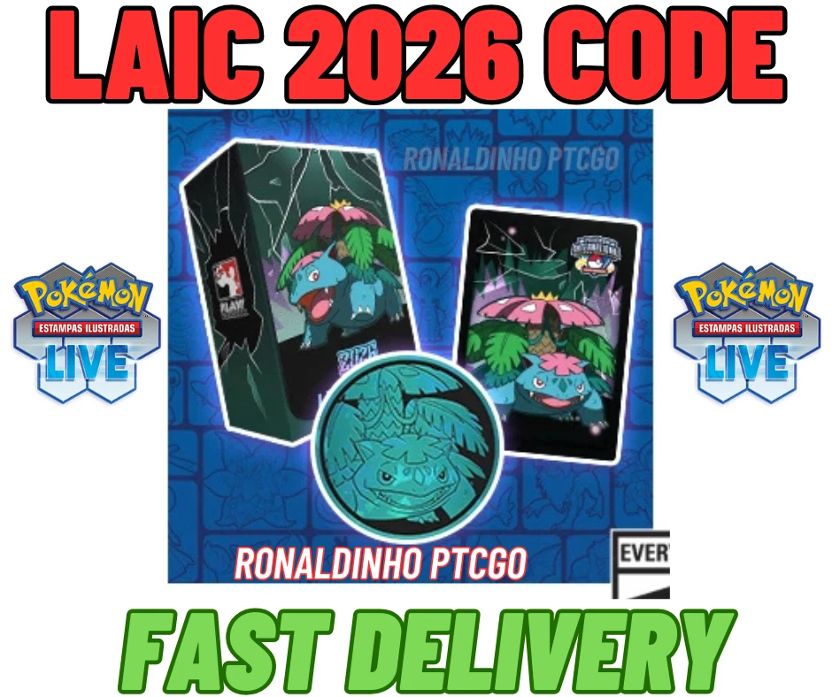 2026 LAIC Deck Cosmetics Code Pokémon TCG LIVE - PTCGL - SENT FAST - Image 1 of 1