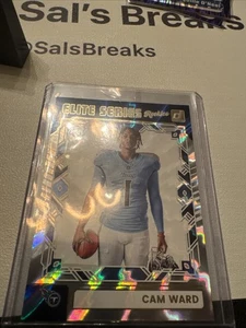 2025 Donruss Cam Ward Elite Series Rookies RC Titans #ESR-CWD Holo - Bild 1 von 3