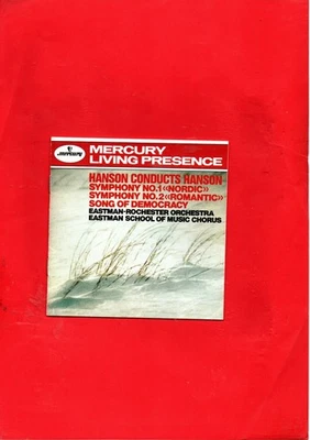 Hanson - Symphony Nos 1 & 2 / Song of Democracy - Mercury Living Presence CD - Изображение 1 из 2