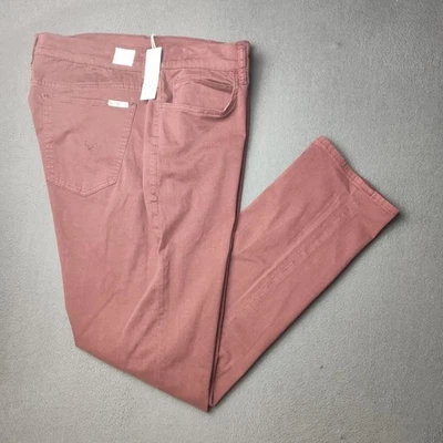 Hudson Ace Jeans Mens 38x32 Red Slim Stretch Cotton Pants Casual Modern Style - Image 1 of 4