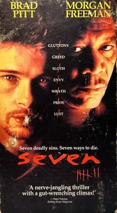 Seven Brad Pitt Morgan Freeman VHS Thriller 1996 Movie Tested - Bild 1 von 8