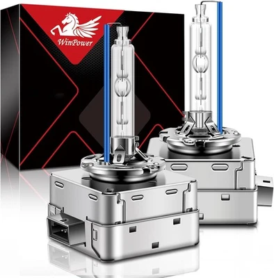  Bombilla Faro Xenón HID, 8000K Azul Hielo Blanco 35W Base Stents Metálicos Alta D1S Foto 1 de 4