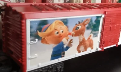 O gauge Rudolph the red nosed reindeer Christmas scale train boxcar lionel - Image 1 of 4