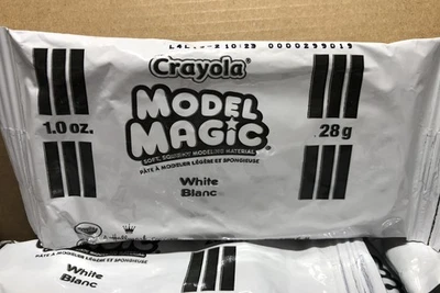 LOT of 20 x 1 Oz Each Packs of Crayola Model Magic Clay White Blanc NEW Sealed - Image 1 of 4