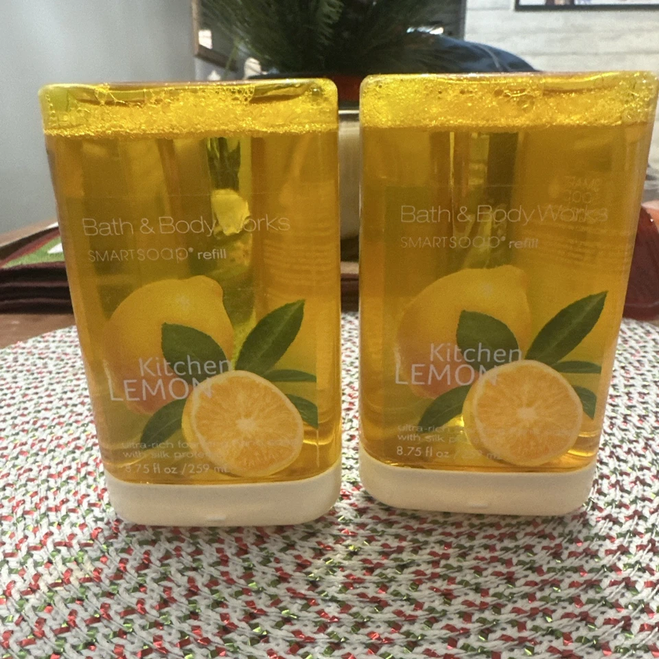 Bath & Body Works KITCHEN LEMON Foaming Smart Soap Refill, 8.75 fl oz SEALED - Image 1 of 3