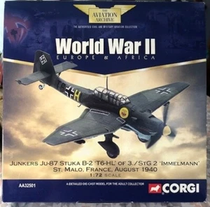 Corgi Aviation Archive AA32501 JU-87 Stuka B-2 T6-HL OF 3./STG 2 France 1940 - Picture 1 of 3