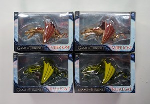 4 GAME OF THRONES Vinyl Action Figure DRAGON VISERION + RHAEGAL READY TO SHIP! 