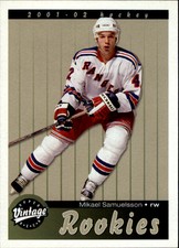 2001-02 Upper Deck Vintage Hockey #288 Mikael Samuelsson RC