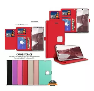 For Samsung Galaxy S24 Ultra Leather Wallet Card Slots Strap Pouch Case Cover - Picture 1 of 48
