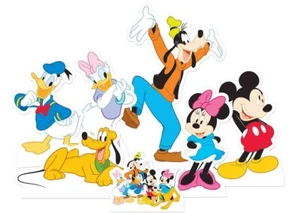 Mickey Mouse & Friends Disney Table Top Cardboard Cutouts Pack of 7 Official - Picture 1 of 1