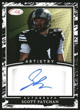 2022 SAGE Artistry Autographs White #ASP Scott Patchan Auto