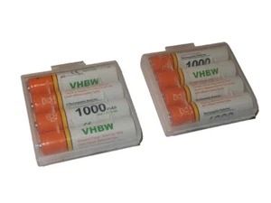 8x AAA Micro Akku für Midland G5 XT M99 1000mAh 1,2V - Afbeelding 1 van 1