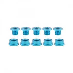 Origin8 Alloy Single Speed Chainring Bolts M8x6mm Bolt / M8x4mm Nut MX/Single - Picture 1 of 1