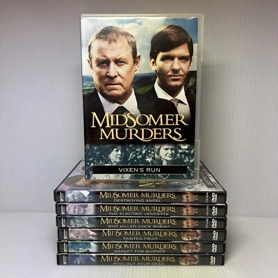 Midsomer Murders - Lot of 7 DVDs, Acorn Media, British Mystery TV Drama Set - Image 1 of 4