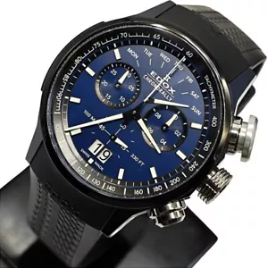 EDOX - CHRONORALLY - WATCH - SWISS MADE - 50 MM - CHRONO - NOS - NEW - GENUINE - Picture 1 of 6