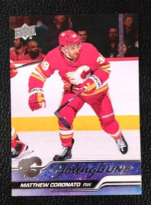 2023-24 NHL Upper Deck Matthew Coronato Young Guns Rookie FLAMES #201 MINT