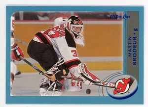 2002-03 O Pee Chee Martin Brodeur Blue Parallel #3 #/500 Devils