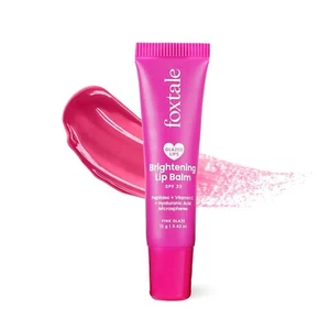 Foxtale Brightening SPF30 Lip Balm with Peptides Brightens Lips Pink Glaze 12gm - Picture 1 of 6