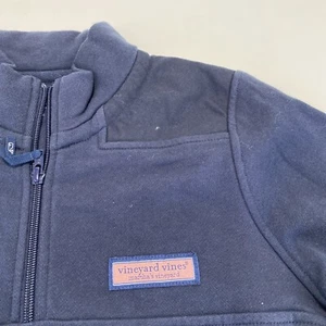 Girls Vineyard Vines Martha's Vineyard 1/4 Zip Pullover Sweater Blue Sz M 12-14 - Picture 1 of 4