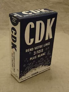 Ancien paquet de lessive CDK Lesieur épicerie ancienne estaminet - Imagen 1 de 8