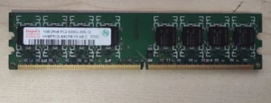 1GB MEMORIA HYNIX DDR2 PC2-5300 667MHz HYMP12U64CP8-Y5 (HP 377726-888) - Foto 1 di 5