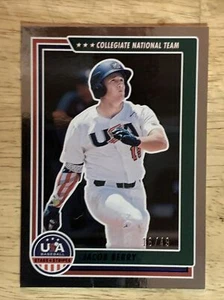 21/22 Panini Stars & Stripes #3 JACOB BERRY. #D 16/49 6th Overall Pick Marlins. - Picture 1 of 5