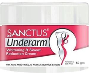 SANCTUS Underarm Whitening and Sweat Reduction Cream-50 gm-for Women - Picture 1 of 5