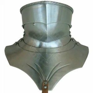 Medieval Bevor with Gorget Knight Armor LARP Reenactment - Picture 1 of 3