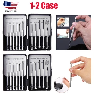 Screwdriver Set Kit 11PCS Precision Multifunction Kit Mini Flathead Phillips US - Picture 1 of 8