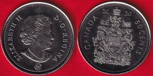 Canada 50 cents 2020 km#494 "4th portrait" UNC - Picture 1 of 1