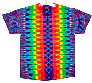 TIE DYE Neon Rainbow DNA Adult T-Shirt Small Medium Large XL 2X 3X 4X 5X 6X art - Picture 1 of 1