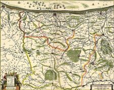 Reproduction carte ancienne - Flandre Occidentale 1680