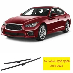 For Infiniti Q50 Q50h 2014-22 Genuine OEM Set Front Window Rain Snow Wiper 2pcs - Foto 1 di 9