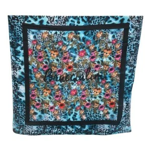 BRACCIALINI Donna SCIARPA Sciarpina Foulard da collo poliestere FIORI BFR334 - Foto 1 di 3