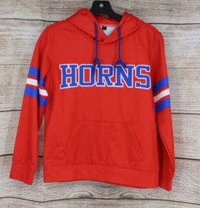 Youth Boys Size Small Medium XL Vintage Pullover Hoodie Longhorns White Red - Picture 1 of 14