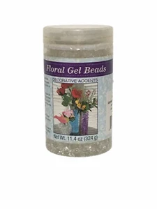 Decorative Accents Floral Hydrated Gel Beads Clear Florist Vase Filler 11.4oz - Picture 1 of 4
