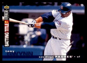 1995 Collector's Choice #73 Tony Gwynn San Diego Padres