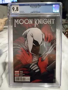 Moon Knight #195 CGC 9.8 Marvel 2018 White Pages - Picture 1 of 4
