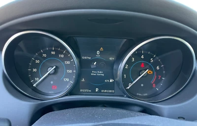 2017-2019 JAGUAR XE 3.0L Speedometer Gauge Cluster OEM HX7310849AE 12K MILES - Image 1 of 4