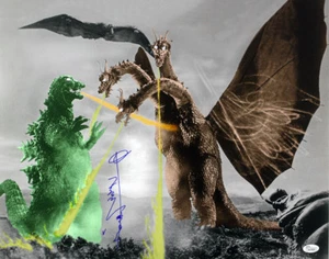 1954-1971 Haruo Nakajima Godzilla Signed LE 16x20 Color Photo (JSA) - Picture 1 of 1