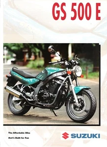 Suzuki GS500ET GS500E GS500 1995 1996 UK Sales Brochure - Picture 1 of 1