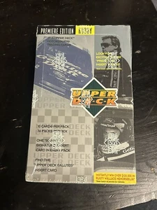 1995 UPPER DECK MOTORSPORTS TRADING CARDS PREMIERE EDITION HOBBY SEALED BOX - Picture 1 of 4