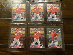 2018 Topps Chrome Update #HMT32 Shohei Ohtani (RC) lotto di 5 carte + HMT1 lotto di 6 carte! - Foto 1 di 12